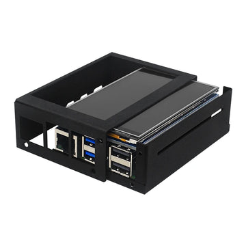 3.5 Inch Touch Screen for Raspberry Pi 5 480*320 LCD Display Optional Metal ABS Case Aluminum Active Cooler for Raspberry Pi 5 Apsilon