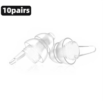 HUAK High Fidelity Silicone Ear Plugs for Noise Cancelling Washable Reusable Musicians Motorcycles Sleeping Work, Study, Swim Apsilon