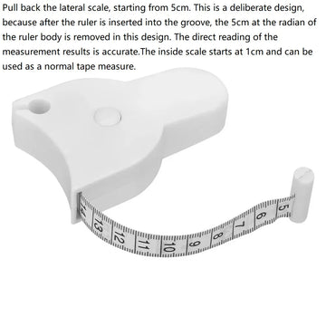 Automatic Telescopic Tape Measure Body Measuring Tape Sewing Ruler Tools Centimeter Tapes For Body Meter Measure White Tools Apsilon