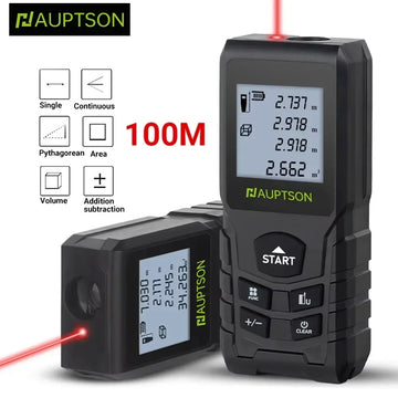 HAUPTSON 70/100M Laser Rangefinder Distance Meter Rangefinder Laser Tape Range Finder Building Apsilon