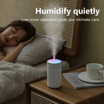 HOMEFISH Colorful Portable Mini Air Humidifier USB Rechargeable Wireless Home Car Aroma Diffuser Essential Oil Atomizer Apsilon
