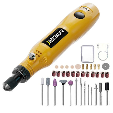 JANGKLIFE USB Cordless Rotary Tool Kit Woodworking Engraving Pen DIY For Jewelry Metal Glass Mini Wireless Drill Apsilon