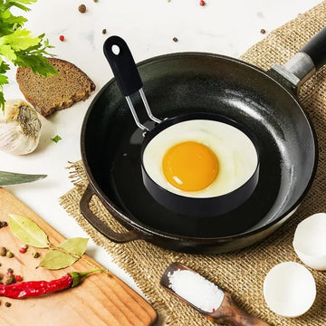 Anti-scald Egg Fried Ring Professional Stainless Steel Nonstick Round Pancake Mold Cooking Egg Mould Breakfast Sandwich Tools Apsilon