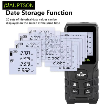 HAUPTSON 70/100M Laser Rangefinder Distance Meter Rangefinder Laser Tape Range Finder Building Apsilon