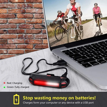 5pcs LED Bike Tail Light Set USB Rechargeable Helmet Bike Rear Lights Easy for Install Safety MTB Bike Cycling Lamp Apsilon