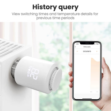 AVATTO ZigBee3.0 Thermostat Radiator Actuator Smart TRV Thermostatic Valve Controller Works With Tuya Alexa Google Home Alice Apsilon