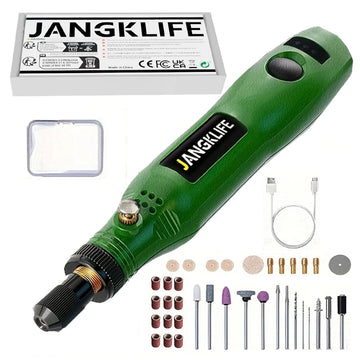 JANGKLIFE USB Cordless Rotary Tool Kit Woodworking Engraving Pen DIY For Jewelry Metal Glass Mini Wireless Drill Apsilon