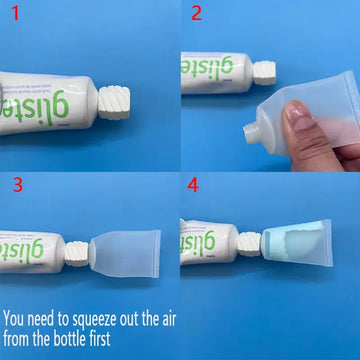 3pcs 30ml Travel Bottles + Adapters | Leak-Proof Toiletry Set for Travel, Carry-On Apsilon