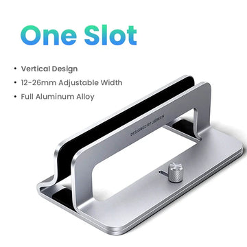 UGREEN Vertical Laptop Stand For MacBook Pro Aluminum Portable Notebook Stand Laptop Support MacBook Air Pro Tablet Phone Stand Apsilon