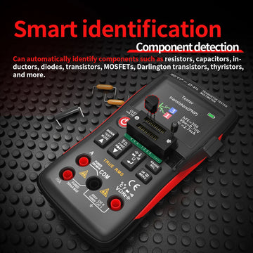 ZOYI ZT-XT1 2-in-1 LCR Digital Multimeter & Transistor Tester, for Voltage Resistance Diode Continuity Testing Apsilon