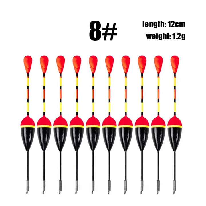 FTK visdobbers met lange antenne – 10 stuks