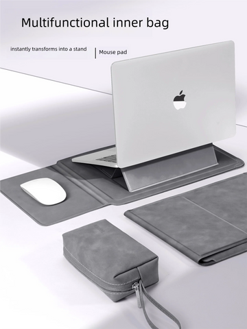 Laptop Sleeve Case 13 14 15 15.6 16Inch For Huawei HP DELL Bag For Macbook Air Pro 13 13.6 M4 Notebook Case with stand Men Women Apsilon