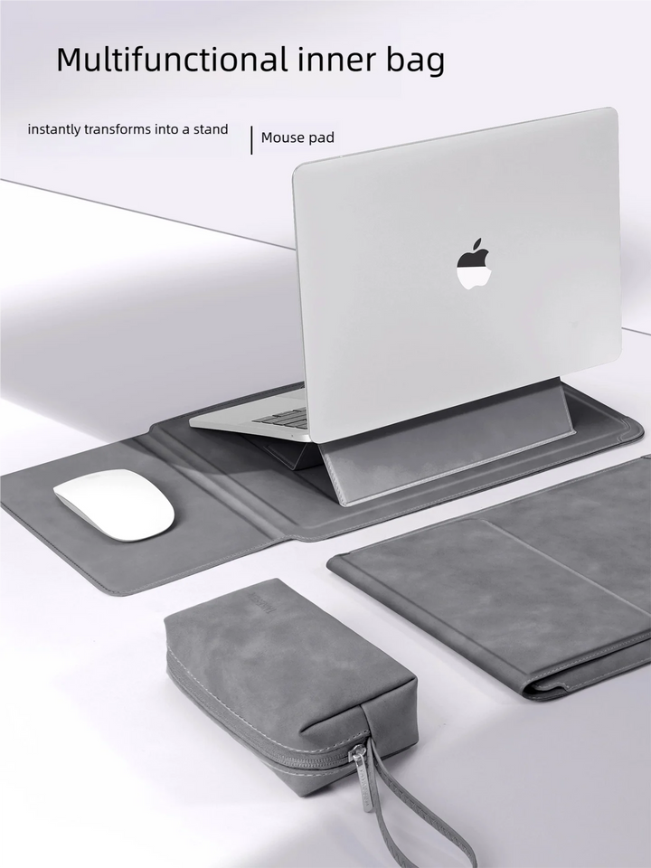 Laptop Sleeve Case 13 14 15 15.6 16Inch For Huawei HP DELL Bag For Macbook Air Pro 13 13.6 M4 Notebook Case with stand Men Women Apsilon