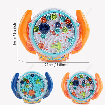 Intellectual Escape Maze Challenge, Maze Disk Gear Track Ball, Logic Training, Attention Enhancement, Children's Game Controller Toy, Parent-Child Interactive Hand-Eye Coordination Educational Toy, Holiday Gift Apsilon