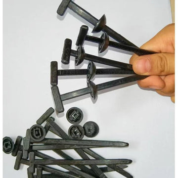 Universal Nylon Cable Tie Buckle Auto Fastener Screw Replacement Clip Car Fender Trunk Engine Guard Panel Wire Management Secure Apsilon