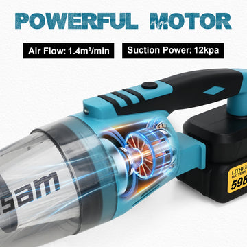 12Kpa Electric Vacuum Cleaner Cordless Multi-function Cleaner Handheld Cleaning Snow Dust Tool For Makita 18v Battery Pin Apsilon