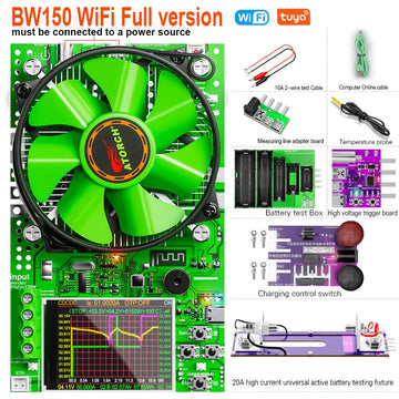 ‌Tuya WiFi Smart Battery Tester 18650 Capacity Meter USB Electronic Load Internal Resistance Detector with Real-Time APP Monitor Apsilon