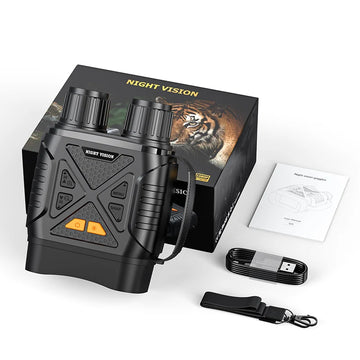 1080P Night Vision Binoculars 10x Digital 800m Full Dark Infrared Night Vision Telescope Goggles 2.8” Large Screen For Camping Apsilon