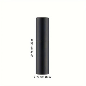 10ml Travel Perfume Sprayer, Refillable Cologne Container, Empty Dispenser Spray Bottle for Mini Sprayer Size (Black) Apsilon