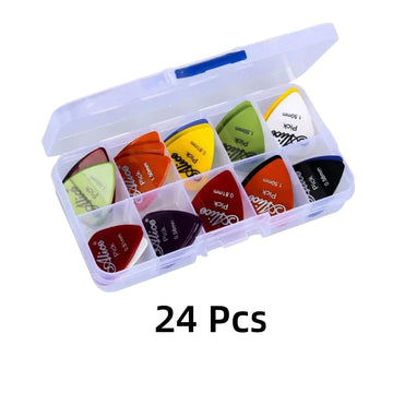 Multicolor Guitar Picks 50/100 Pieces Mixed ABS Premium Plastic Guitar Picks for Acoustic Electric Guitars Bass Or Ukulele Apsilon