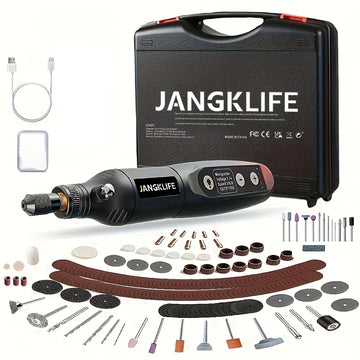 JANGKLIFE USB Cordless Rotary Tool Kit Woodworking Engraving Pen DIY For Jewelry Metal Glass Mini Wireless Drill Apsilon