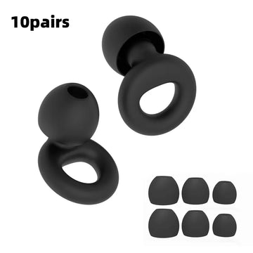 Silicone Earplugs for Swimming Sleep Noise Cancel Noise Reduction-Soundproof Reduce Disturbances -Quality loop Earplugs Apsilon