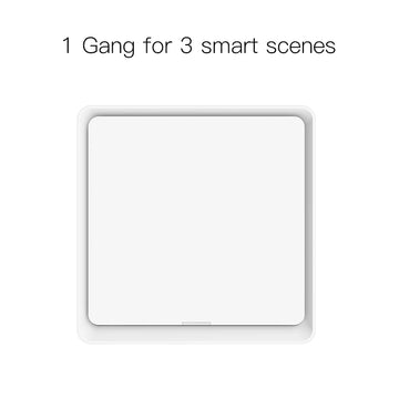 MOES 4 Gang Tuya ZigBee Wireless 12 Scene Switch Push Button Controller Battery Powered Automation Scenario for Tuya Devices Apsilon