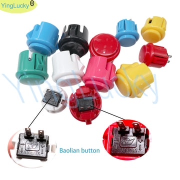 100 pcs Arcade buttons 30mm 24mm copy sanwa buttons DIY arcade joysticks parts Arcade video game console accessories Apsilon