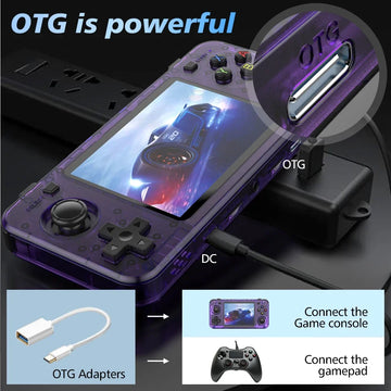 R36H ARKOS Retro Handheld Game Console Portable 64G 128G Pocket Video Player 3.5 Inch IPS Screen R36S landscape Kid Gift Apsilon