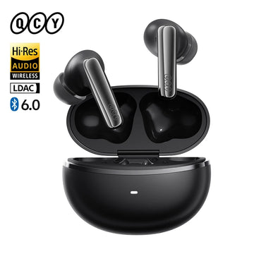 QCY MeloBuds N70 Adaptive ANC Wireless Earbuds Bluetooth 6.0 LDAC Hi-Res Audio 6 Mics Wireless Charging Earphones 50Hrs IPX5 Apsilon