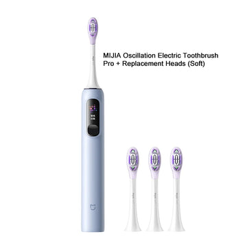 MIJIA Sonic Vibration Electric Toothbrush Pro,Smart 4 Modes, Long Battery Life, IPX8 Waterproof,LED Screen & Travel Lock Apsilon