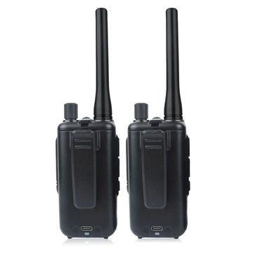 2PCS/Pack Baofeng UV-5R Mini Dual Band Dual PTT Walkie Talkie 5RMINI Air Band Rx 5W Compact  VOX FM Amateur Radio Type-C Charge Apsilon