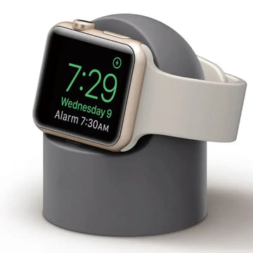 Charger Stand For Apple Watch Series Ultra/8/SE2/7/6/SE/4/3 49mm/45mm/44mm/42mm/41mm/40mm/38mm Durable Silicone Nightstand Mode Apsilon