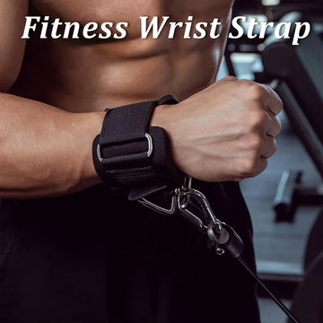 1 Pc Wrist Cuffs for Cable Machine, Adjustable Neoprene Padding, One Size Fit All, Fitness Wrist Straps for Men Women Apsilon