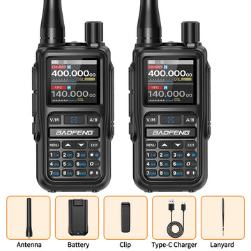 BAOFENG UV-5R Mini Walkie Talkie Multi Band Bluetooth Programming Wireless Copy Frequency 999CH AM FM Long Range Two Way Radio Apsilon