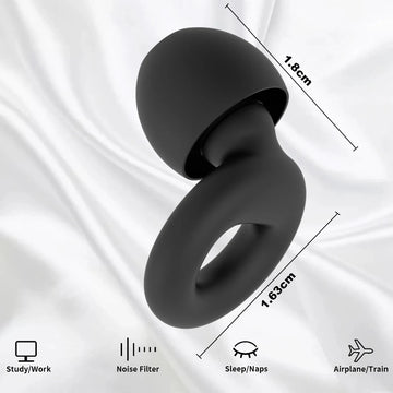 Silicone Earplugs for Swimming Sleep Noise Cancel Noise Reduction-Soundproof Reduce Disturbances -Quality loop Earplugs Apsilon