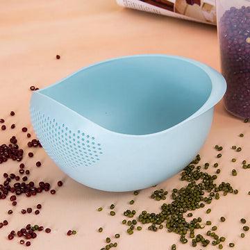 1/3pcs- Colander Rice Bowl Drain Basket Fruit Bowl Washing Drain Basket with Handle Washing Basket Home Kitchen Organizer Apsilon