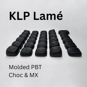 KLP Lamé Keycaps - Injection-Molded PBT Low Profile Keycaps for Kailh Choc V1 Choc V2 MX Switches KLP Lame MX Keycap Apsilon