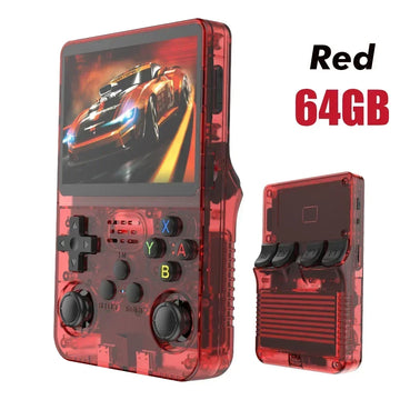 BOYHOM 256G/128G/64G R36S ARKOS 2.0 Retro Handheld Game Console 3.5'' IPS screen,Portable Pocket Game Player for  children gift Apsilon