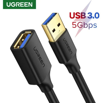 UGREEN USB Extension Cable USB 3.0 Extender Cable Type A Male to A Female USB to Data Transfer for Smart TV PS4 Laptop Computer Apsilon