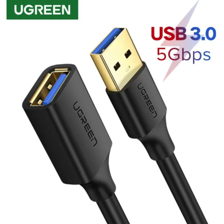 UGREEN USB Extension Cable USB 3.0 Extender Cable Type A Male to A Female USB to Data Transfer for Smart TV PS4 Laptop Computer Apsilon