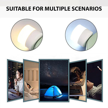 10/1PCS USB Night Light Mini LED Night Light USB Plug Lamp Power Bank Charging USB Book Lights Round Reading Eye Protection Lamp Apsilon