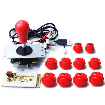 Copy SANWA Game Machine Arcade Console DIY Kit 8 Way Joystick Push Buttons For PC Raspberry Pi Zero Delay USB Board Controller Apsilon