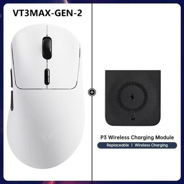 Rapoo VT3 GEN-2 Wireless Gaming Mouse 53g Lightweight 8KHz Polling Rate 26000DPI 10 Programmable Buttons Optical Sensor Apsilon