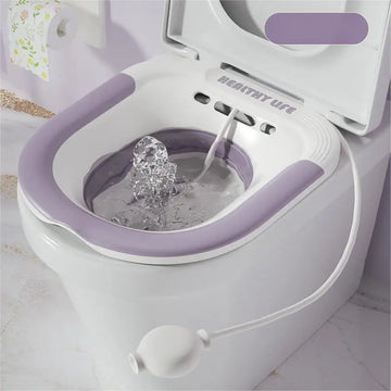 Folding Toilet Sitz Bath Pregnant Women Special Wash Basin Bath Tub Soaking For Pregnant Women Hemorrhoid Patient Care Basin Apsilon