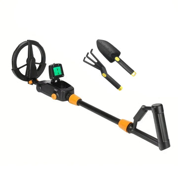 MD1008A Kids Metal Detector Ergonomic Handle for Small Palm Battery Powered Not Included Beach Treasure Hunt Toy Apsilon