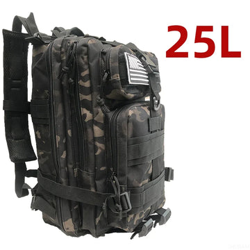 25L/50L 1000D Nylon Waterproof Trekking Fishing Hunting Bag Backpack Outdoor Rucksacks Tactical Sports Camping Hiking Apsilon