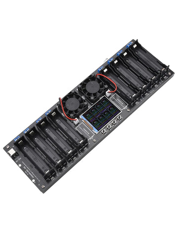 8-Channel 18650 Lithium Battery Auto Charge/Discharge Tester Capacity Internal Resistance Tester 2.4-in Screen DC 5V EU/US Plug Apsilon
