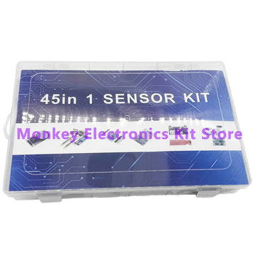 45 in 1 Sensors Modules and  16 Kinds Starter Kit For Arduino Raspberry Pi , Better Than 37 in 1 With Box DIY UNO R3 MEGA2560 Apsilon