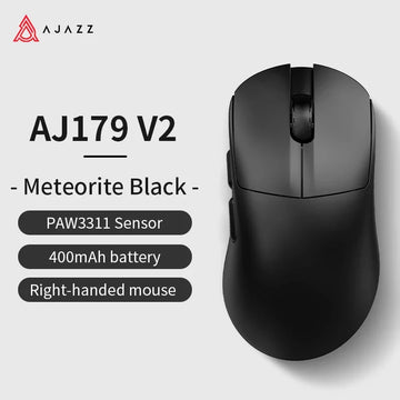 AJAZZ Wireless Gaming Mouse 3 Model With Magnetic Attraction Charging Base PAW3311 Sensor 12000 DPI For PC Laptop AJ179 V2/MAX Apsilon